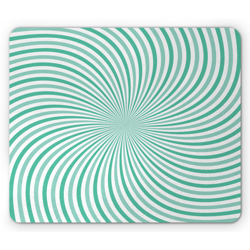 Twisting Striped Whirlpool Mouse Pad