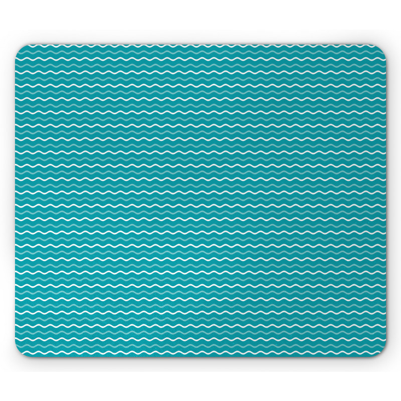 Nautical Symmetrical Lines Mouse Pad