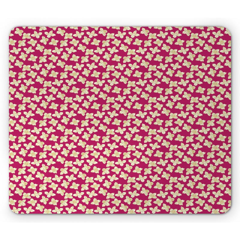 Digitally Generated Petals Mouse Pad