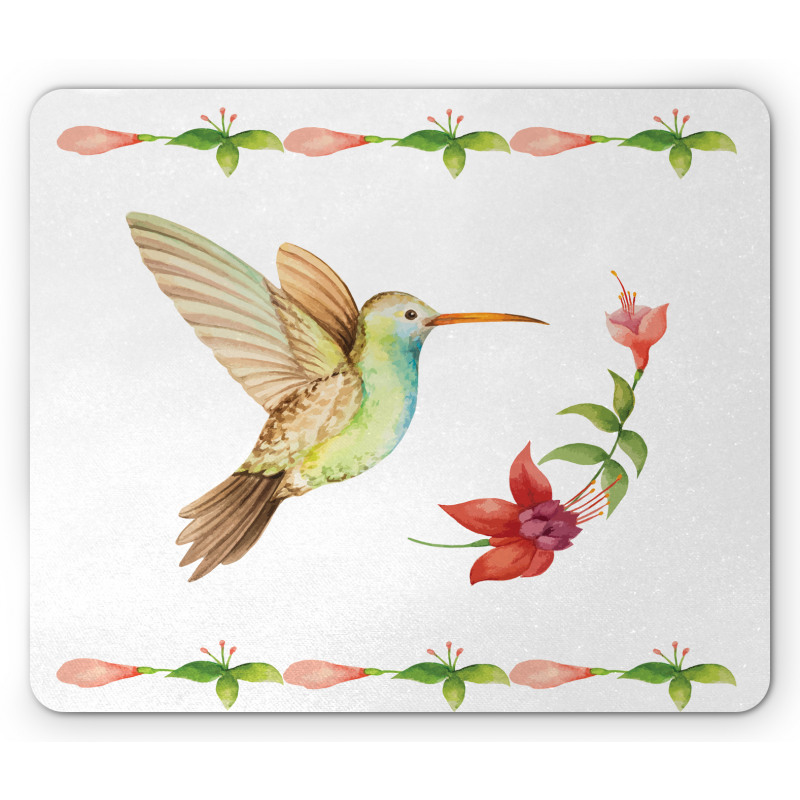 Hummingbird Artwork Mouse Pad