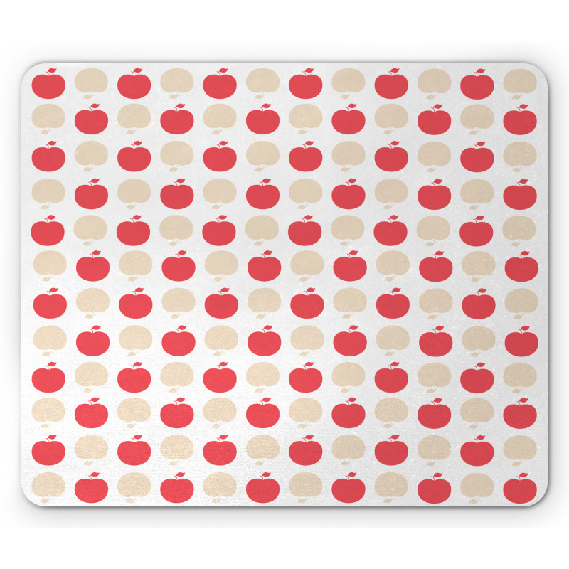 Symmetric Bicolour Fruits Mouse Pad