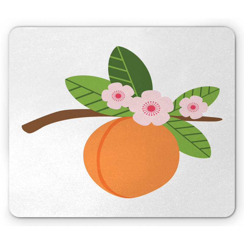 Fruit Branch with Flowers Mouse Pad