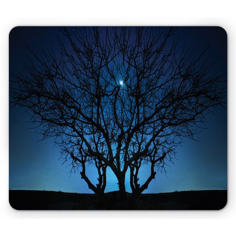 Night Moon Cosmos Mouse Pad