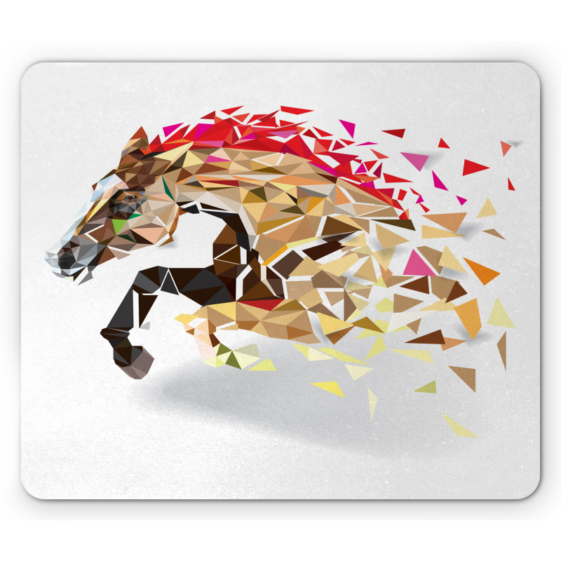 Abstract Art Wild Horse Mouse Pad
