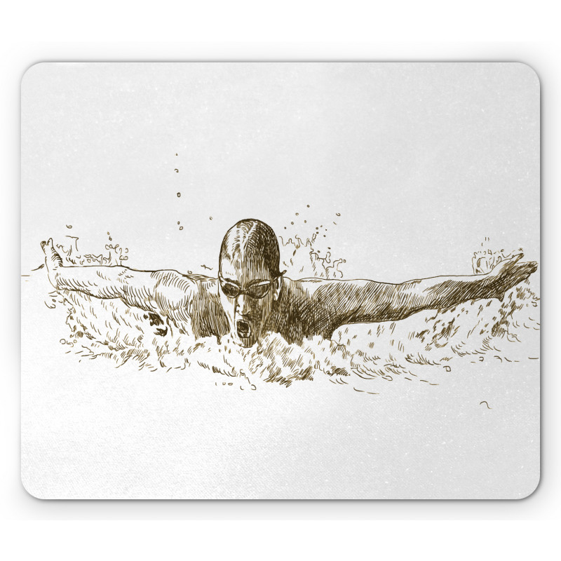Olympics Swimming Mouse Pad