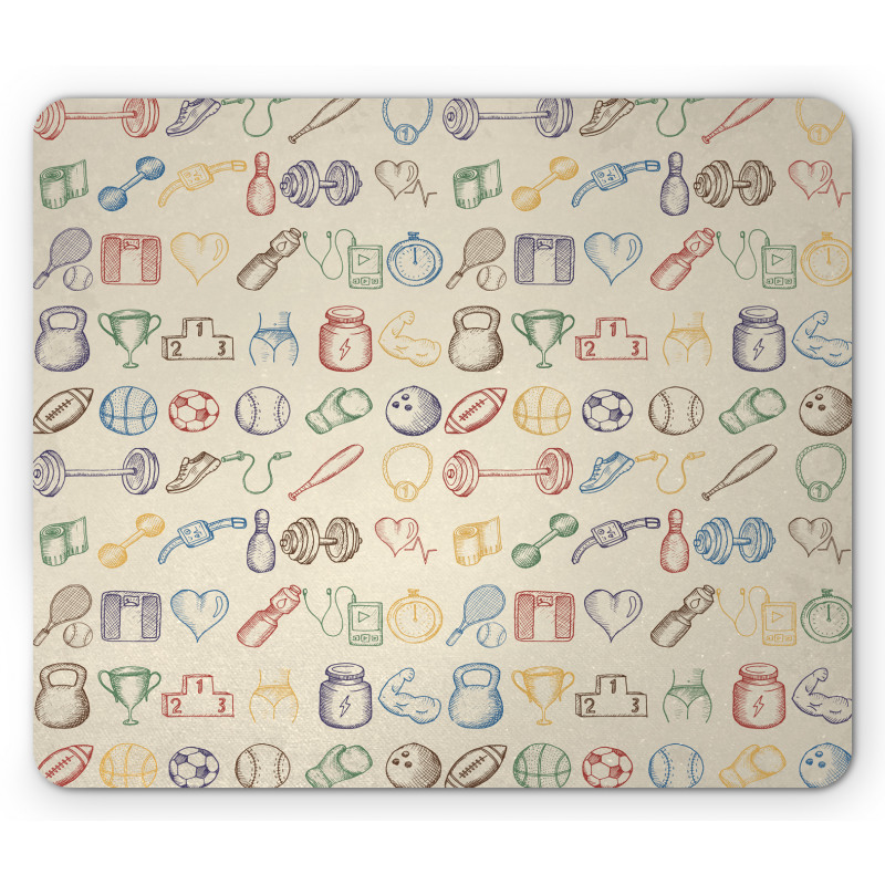 Fitness Sport Mouse Pad
