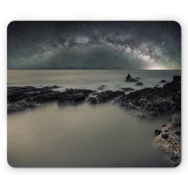 Milky Way Foggy Space Mouse Pad