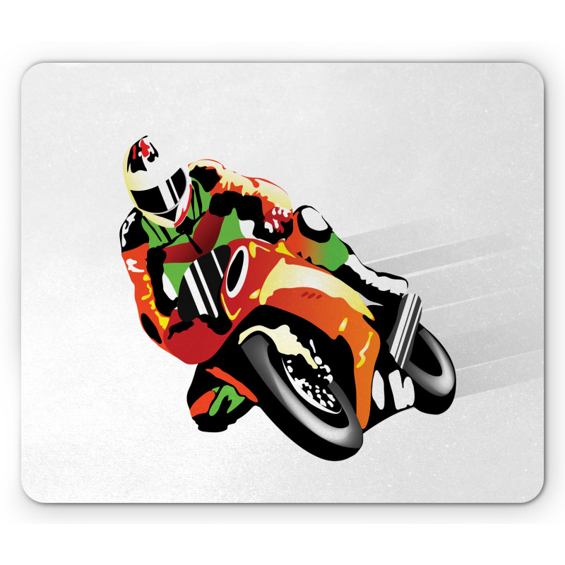 Motorcycle Racer Sport Mouse Pad