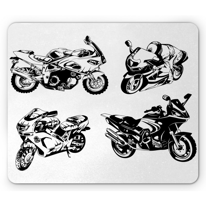 Motorbikes Mouse Pad