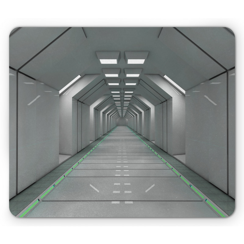 Corridor in Ship Space Mouse Pad