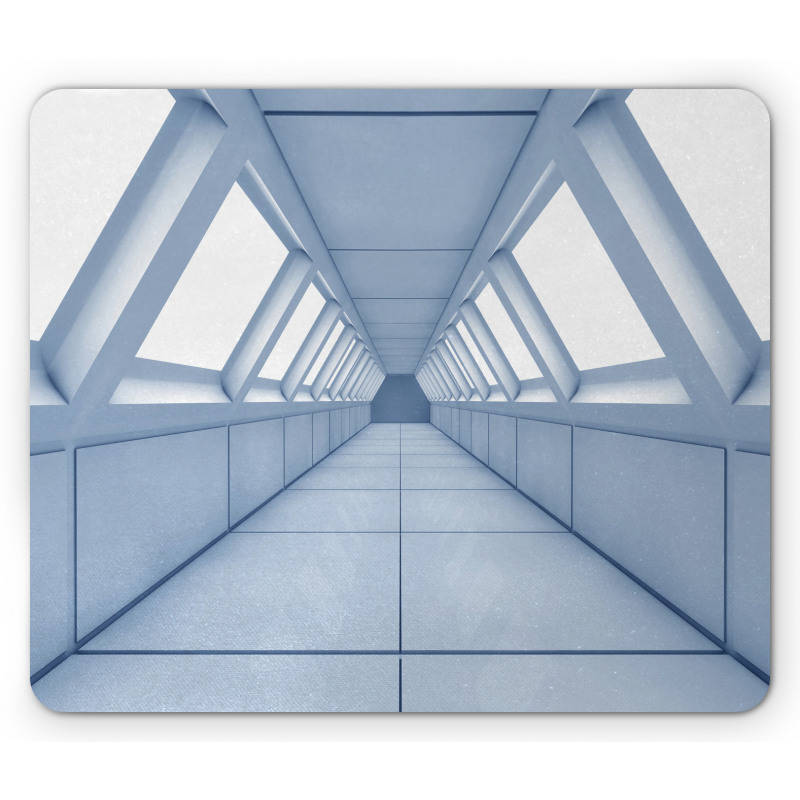 Corridor of Spaceship Mouse Pad