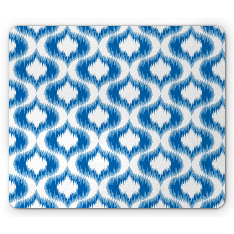 Blurry Damask Motifs Mouse Pad