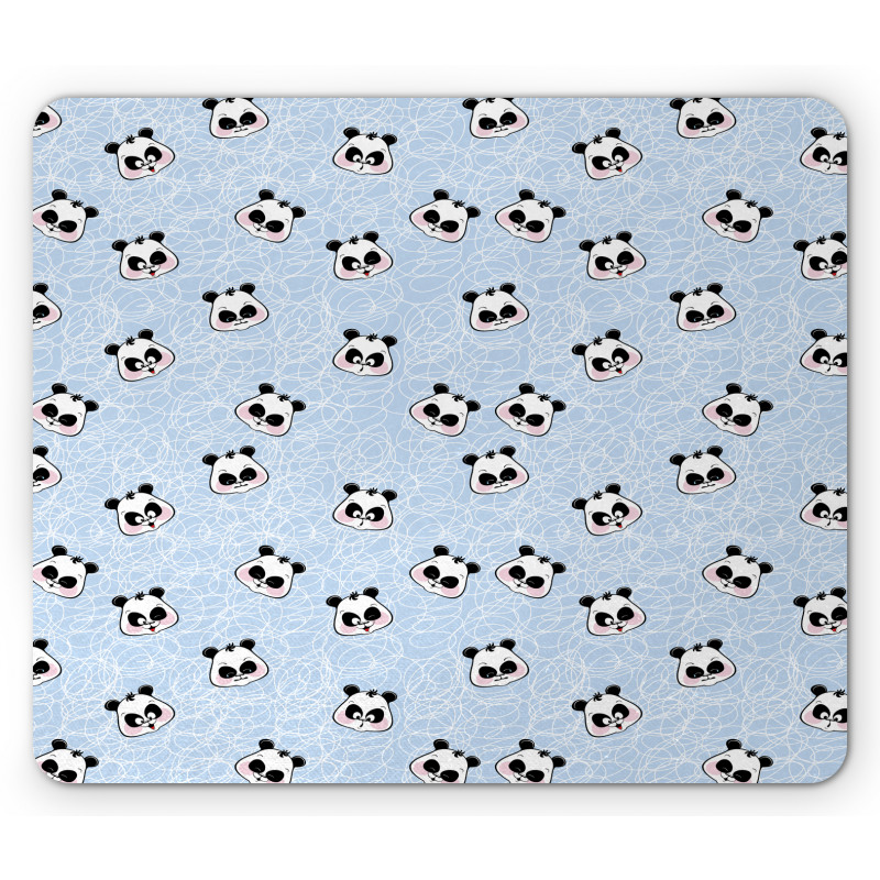 Funny Cartoon Panda Baby Mouse Pad