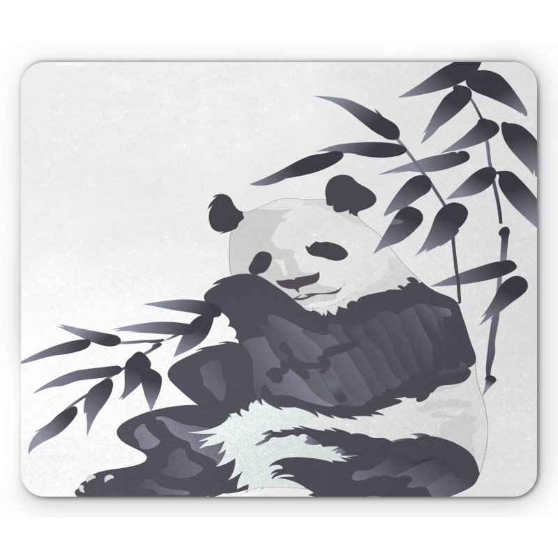 Panda in Zoo Chinese Mouse Pad