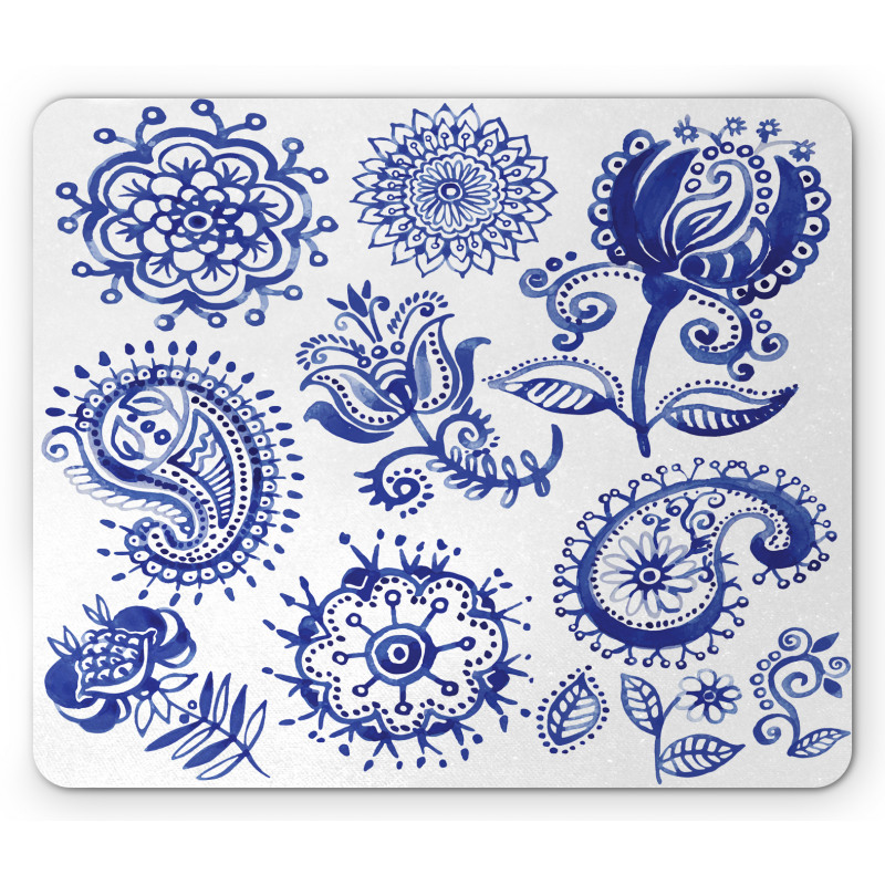 Watercolor Mandala Mouse Pad