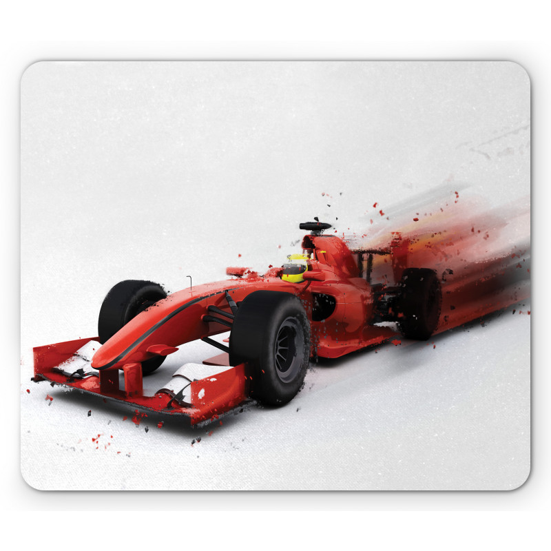 Formula Auto Racing Design Mouse Pad