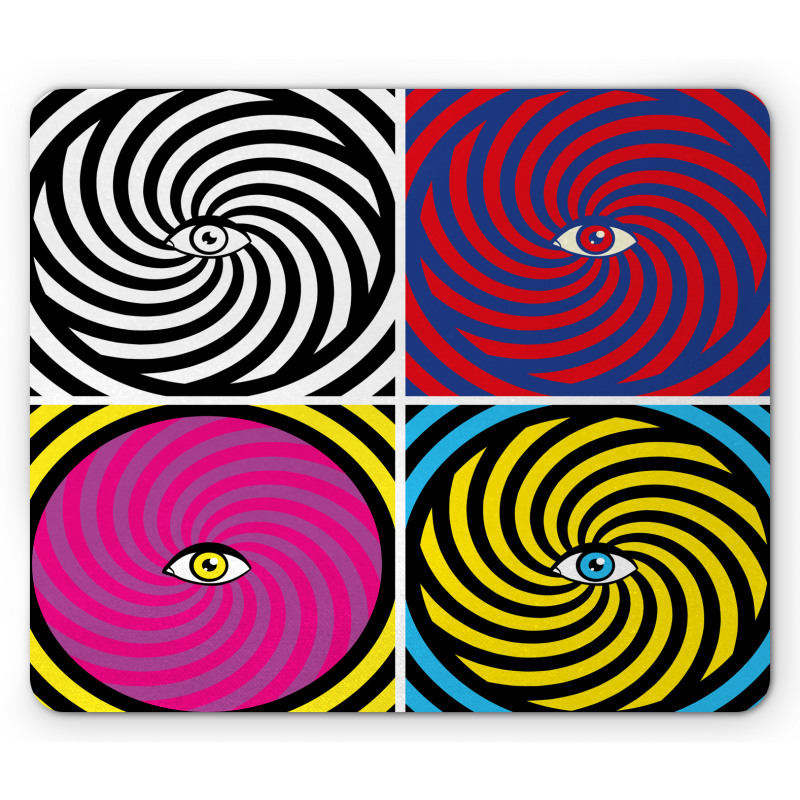 Pop Art Hypnotic Mouse Pad