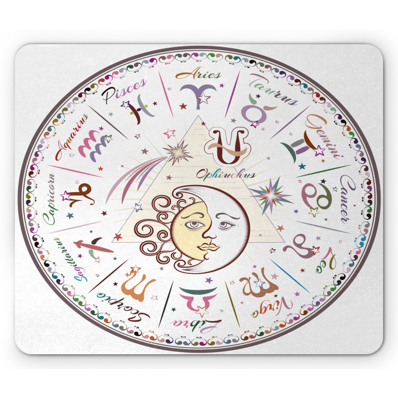 Astrological Horoscope Mouse Pad