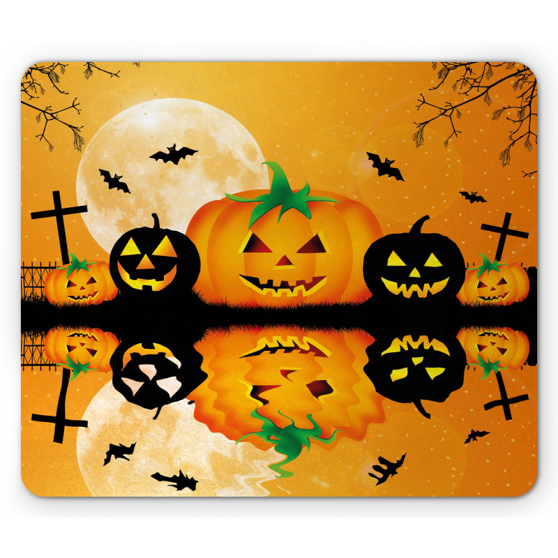 Scary Pumpkin Mouse Pad