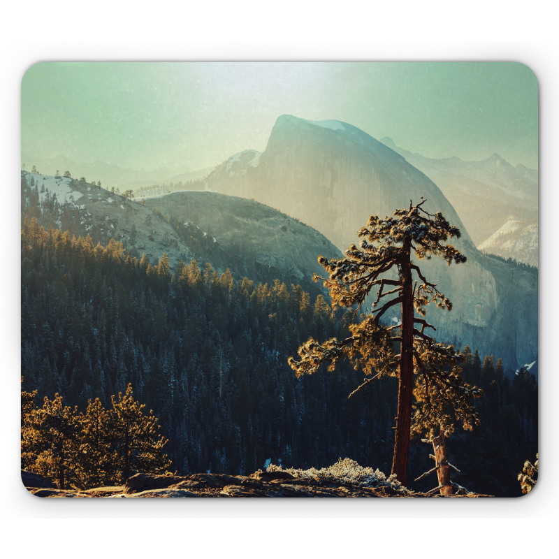 Misty Morning Yosemite Mouse Pad