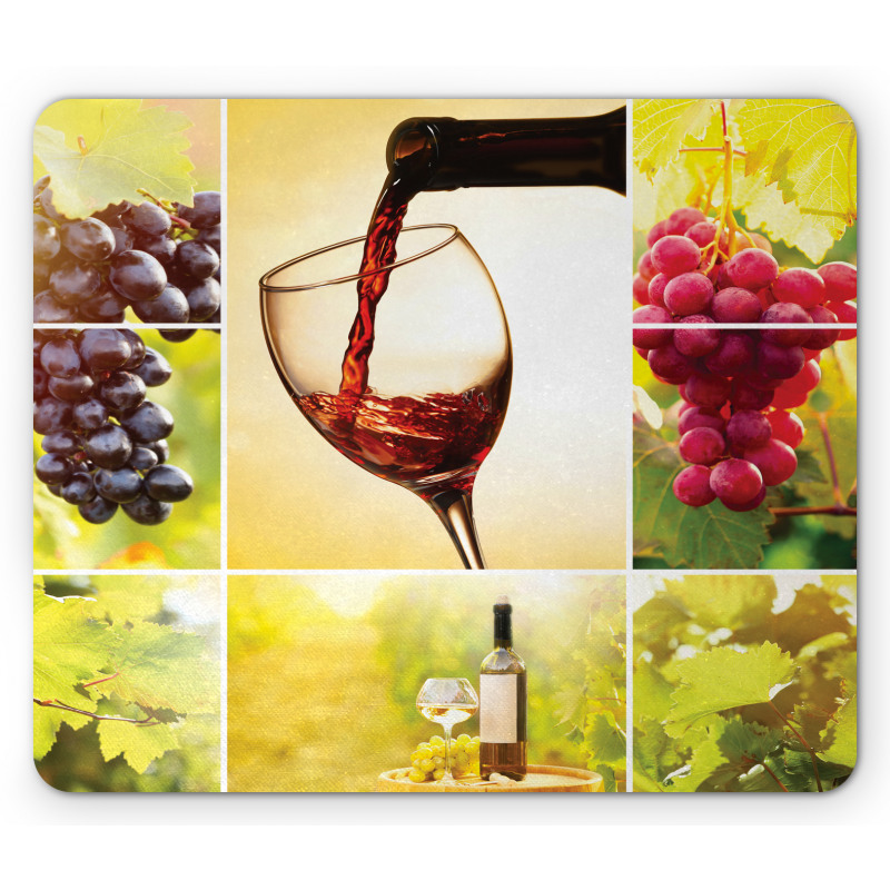 Vineyard Grape Harvest Mouse Pad