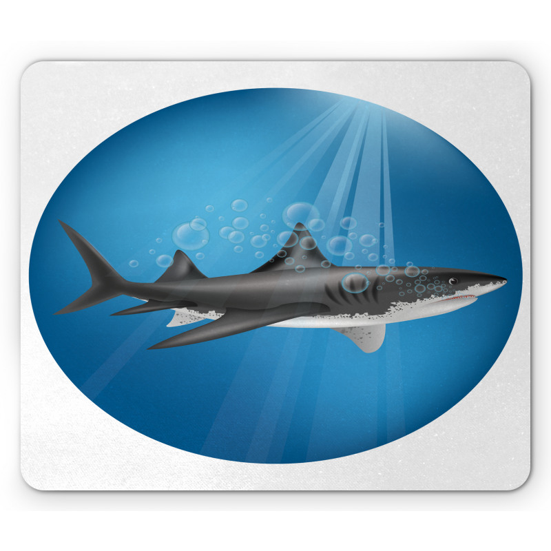 Shark Underwater Hunter Mouse Pad