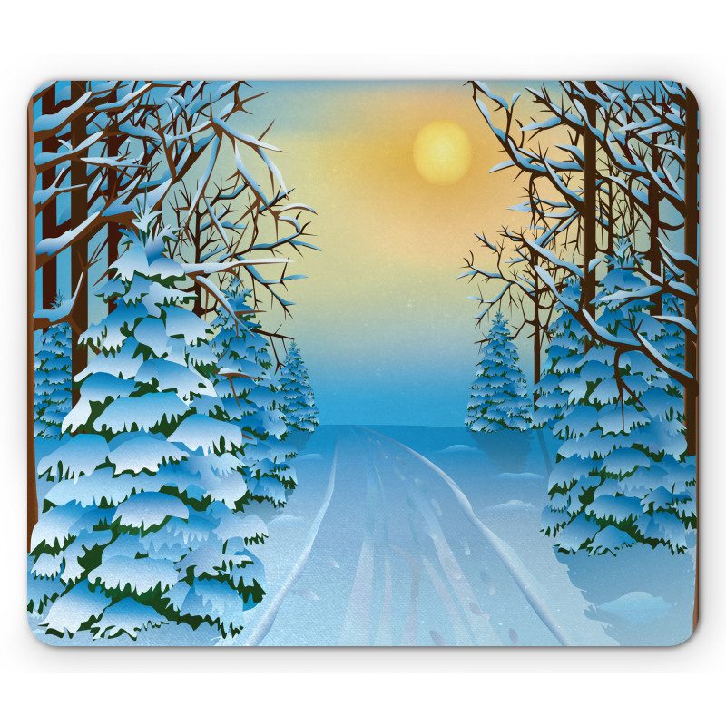 Cartoon Landscape Mouse Pad