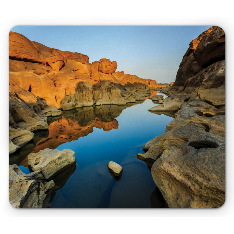 River Between Cliffs Mouse Pad