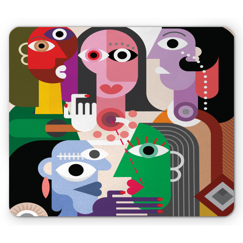 Modern Abstract Colorful Design Mouse Pad