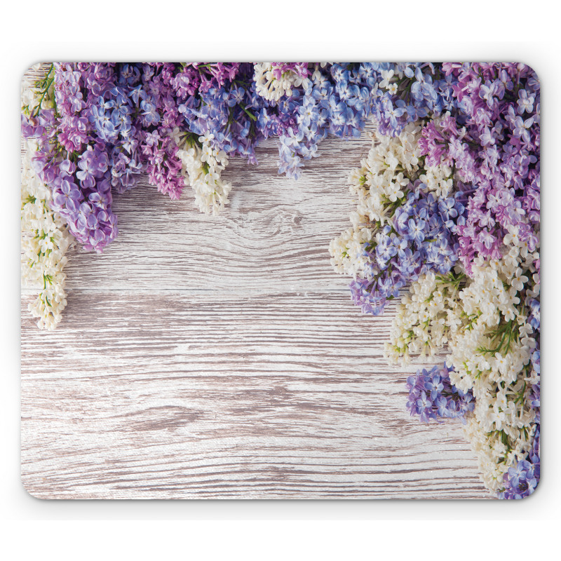 Lilac Flowers Bouquet Mouse Pad