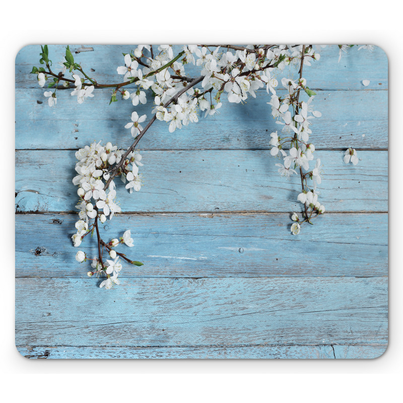 Spring Flowers Branches Mouse Pad