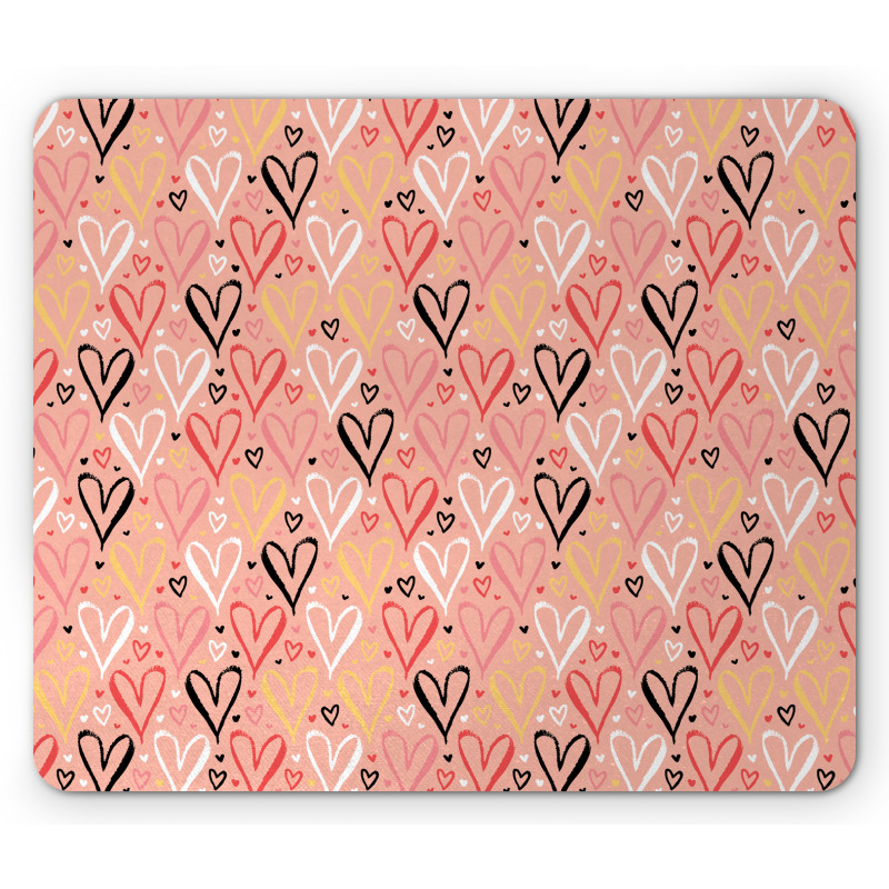 Heart Valentines Love Mouse Pad