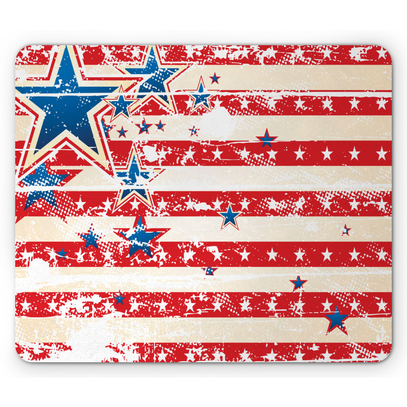 Star and Stripes Mouse Pad