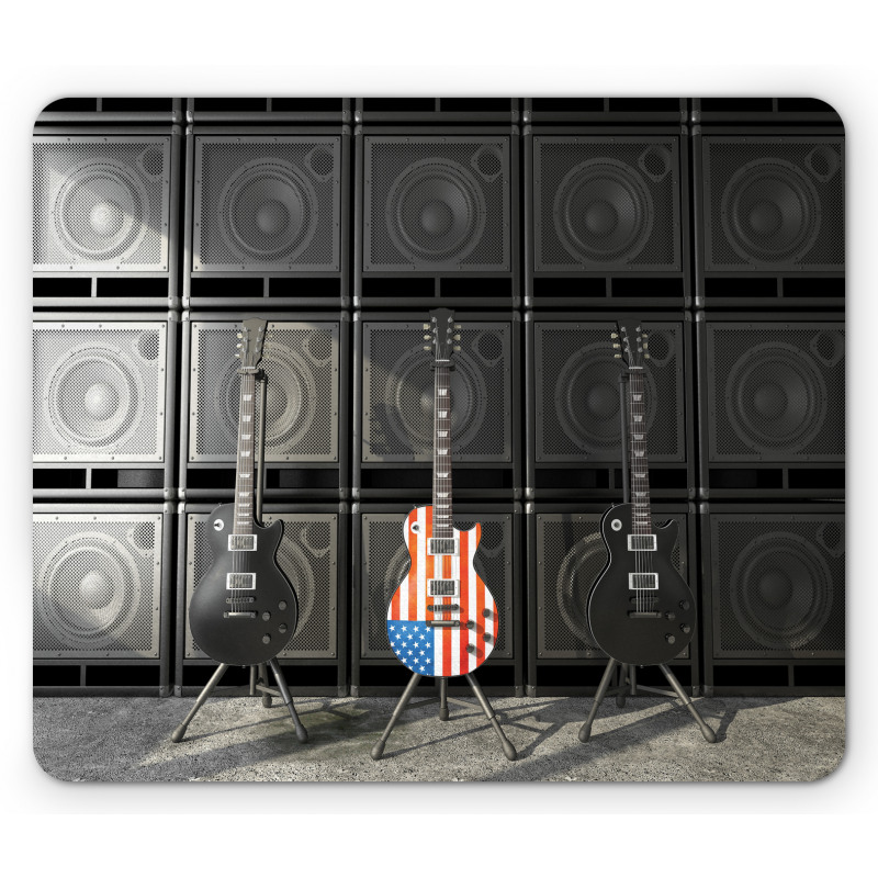 Digital Rock Guitar Mouse Pad