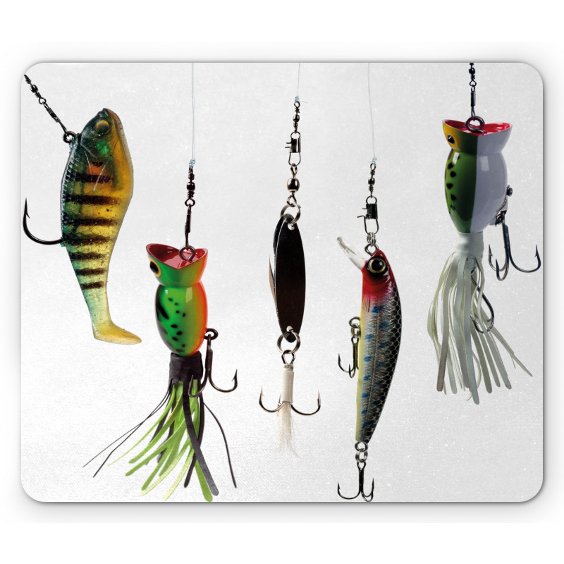 Fishing Baits Hobby Leisure Mouse Pad