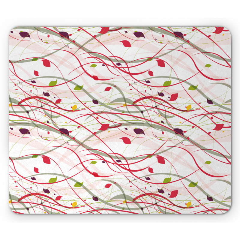Branch Leaves Spring Art Mouse Pad