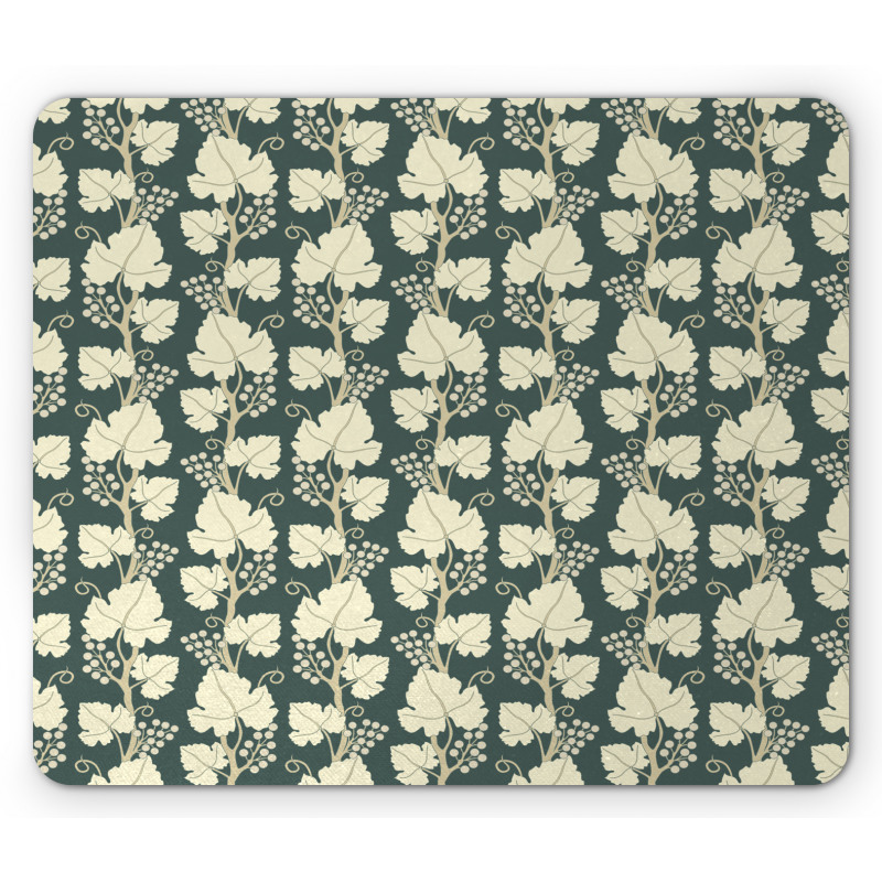 Floral Farming Pattern Mouse Pad