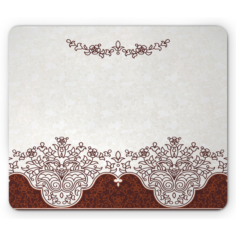 Floral Persian Design Mouse Pad