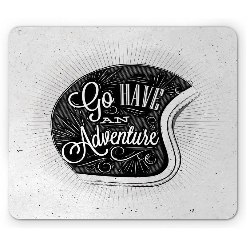 Vintage Words Mouse Pad