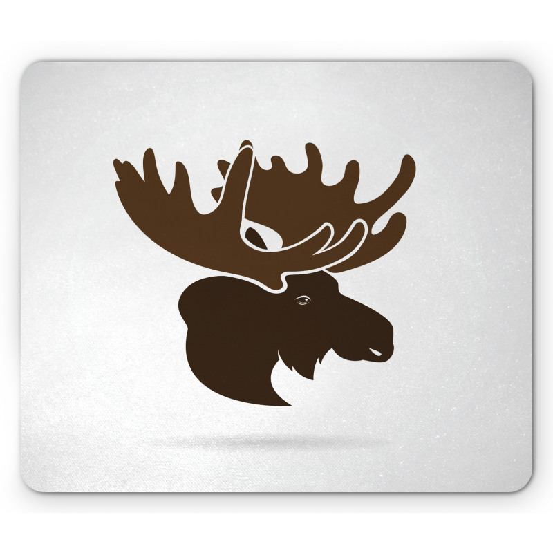 Canadian Deer Head Mouse Pad