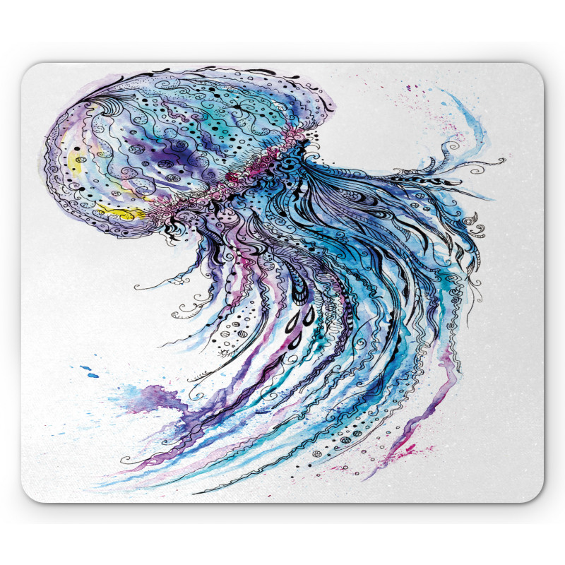 Aqua Colors Creative Mouse Pad