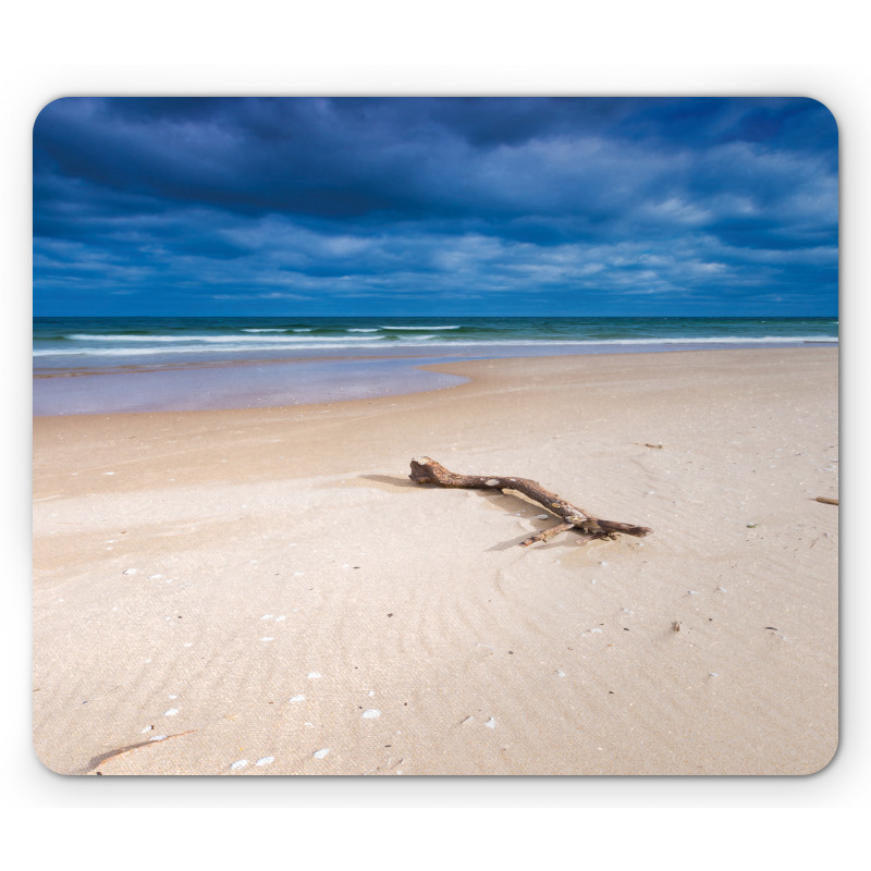 Deserted Sandy Beach Mouse Pad