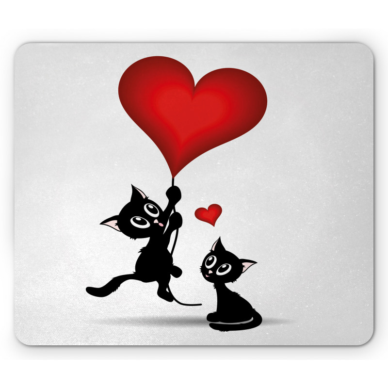 Baby Cats Balloons Mouse Pad