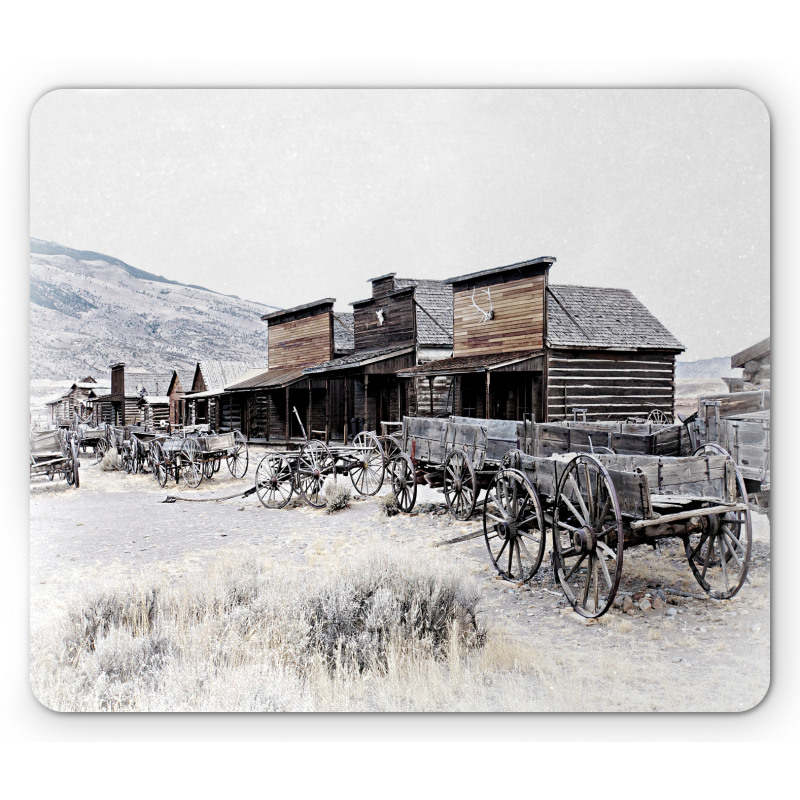 Old Wooden 20s Town Mouse Pad