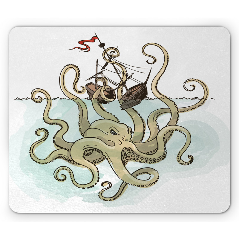 Pirate Ship Greek Myth Mouse Pad