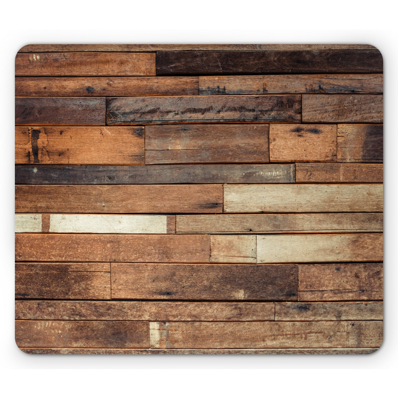 Brown Rustic Floor Look Mouse Pad