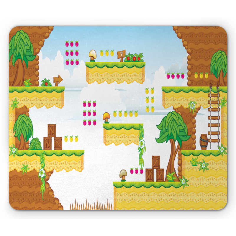 Cartoon Retro Kids Mouse Pad