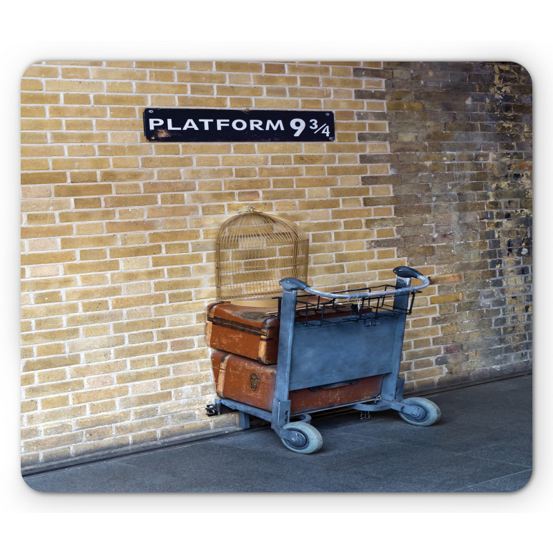 Secret Train Castle Way Mouse Pad