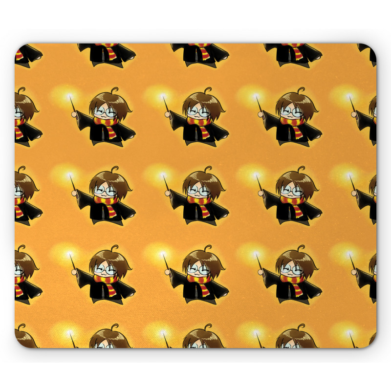 Cartoon Costume and Wand Mouse Pad