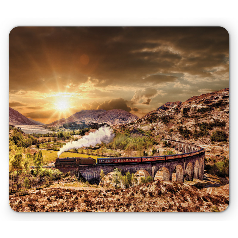 Famous Train Station Mouse Pad